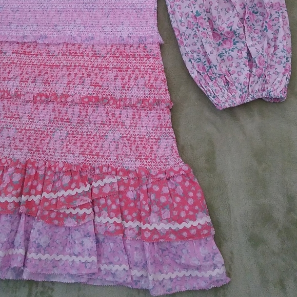 Loveshackfancy Ensley Mini Dress pink - Picture 13 of 17